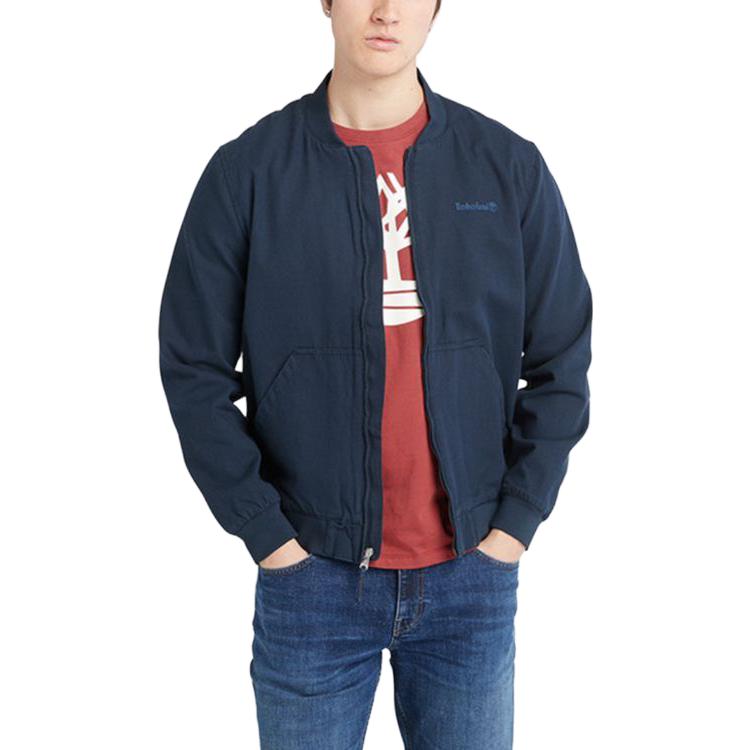 Purchase Chaqueta Bomber Exterior Timberland Sólida - Azul Zafiro Profundo A6R1N-433