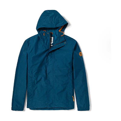 Timberland Solid Outdoor Hooded Jacket Blue - Casual Wear A2EYF-BZ4