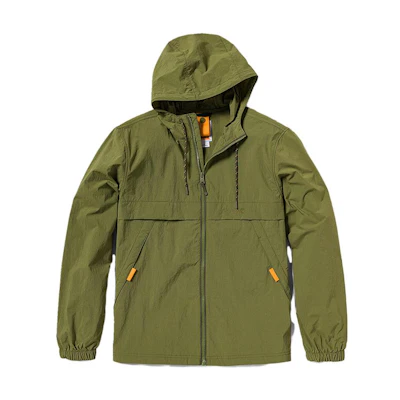 Timberland Solid Outdoor Water-Repellent Hooded Jacket Avocado Green (Men) A6RAD-V46