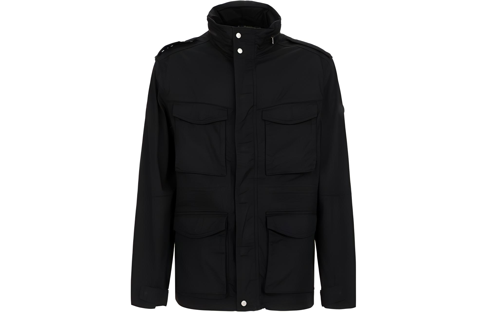 Timberland Solid Outdoor Workwear Long Sleeve Jacket - Black A1OIL-001