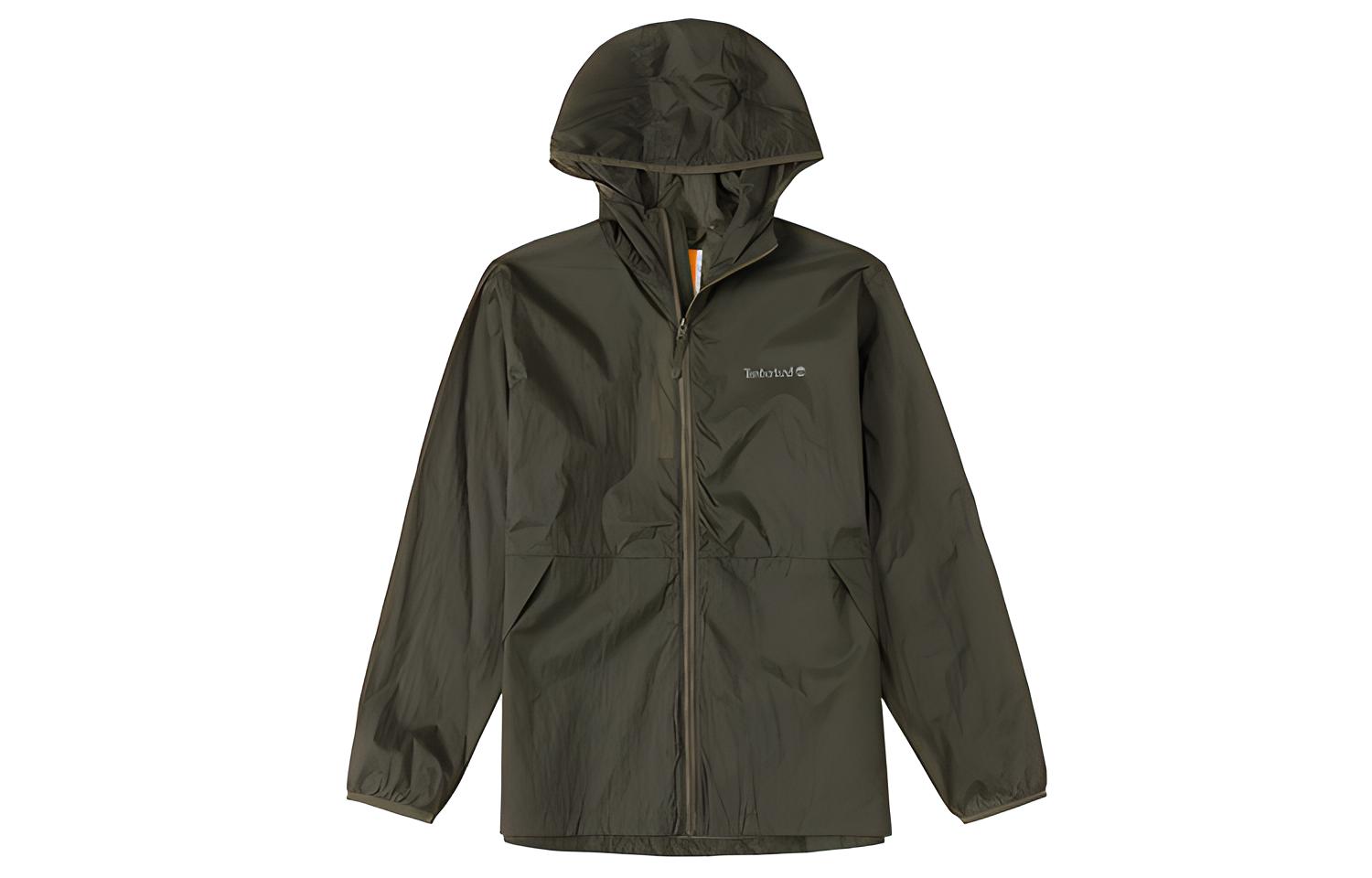 Timberland Solid Outdoor Woven Jacket Military Green A6RYN-A58