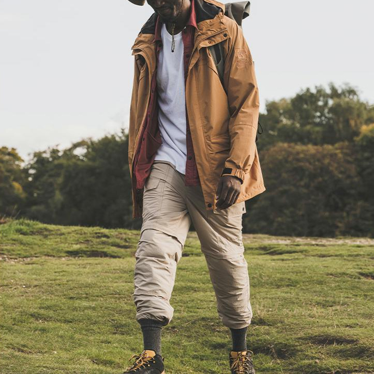 Shop 팀버랜드 방수 후드 자켓 밀색 아웃도어 A6R9F-P47