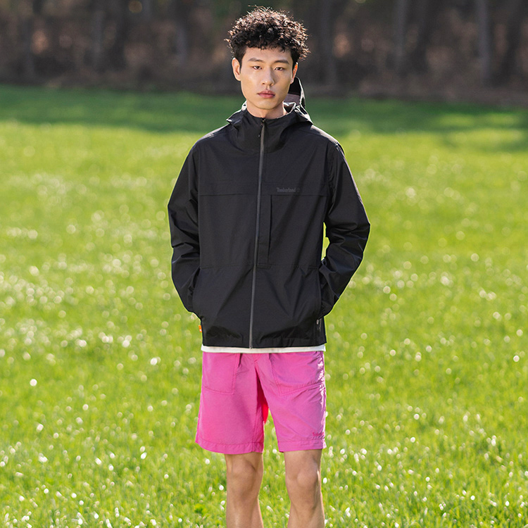 Shop Timberland Solid Waterproof Outdoor Hooded Utility Jacket A6R9S-001