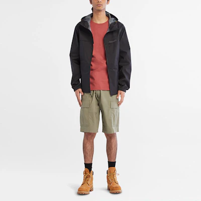 Timberland Solid Waterproof Outdoor Hooded Utility Jacket A6R9S-001 Purchase Timberland Solid Waterproof Outdoor Hooded Utility Jacket A6R9S-001