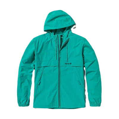 Timberland Solid Waterproof Outdoor Hoodie Jacket - Columbia Green A6RAD-E34