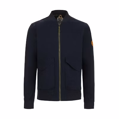 Timberland Solid Windproof Durable Slim V-Neck Jacket - Blue A29YJ-433