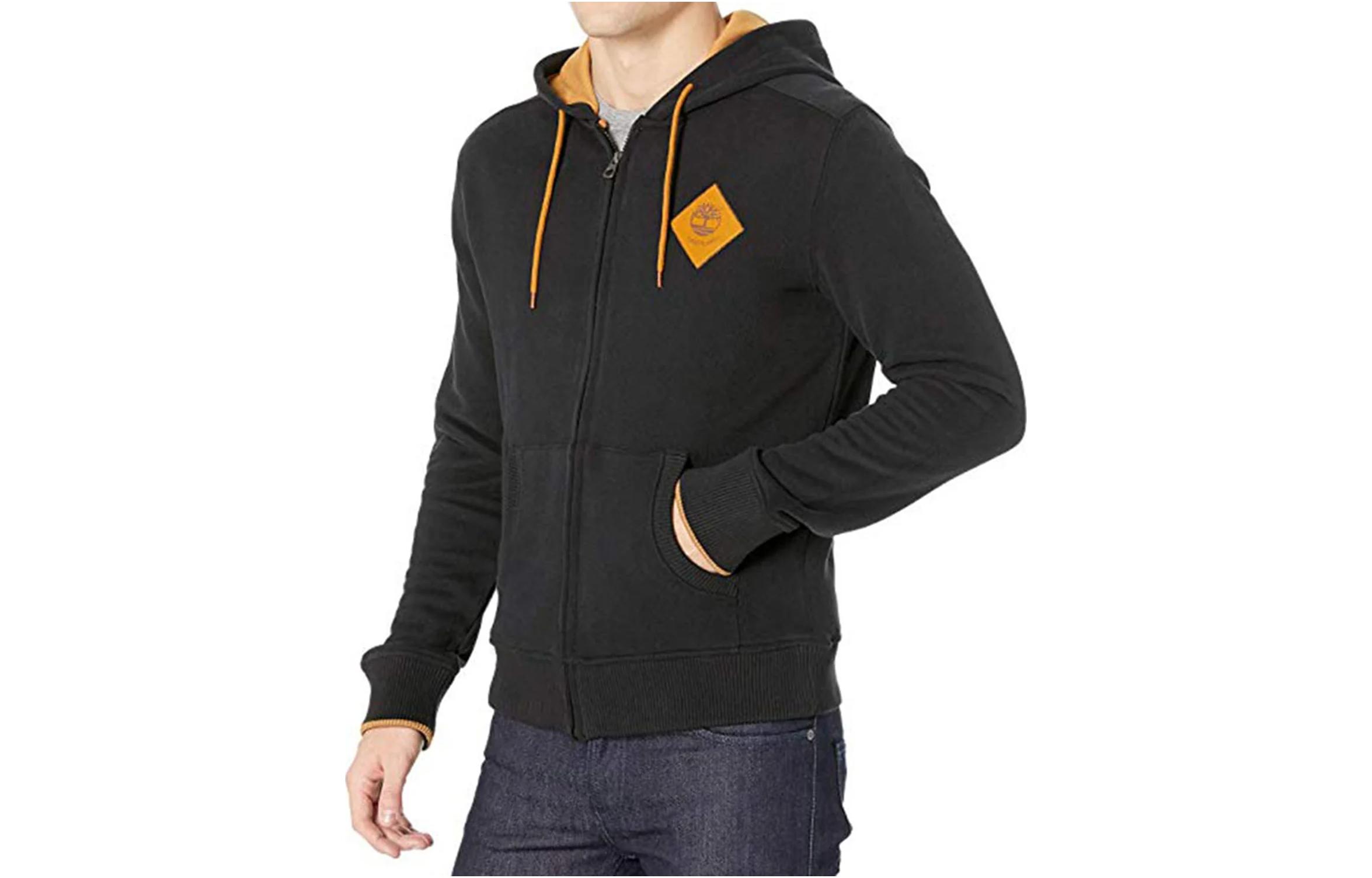 Timberland Solid Zip-Up Hoodie Jacket Black TB0A1OHN-001