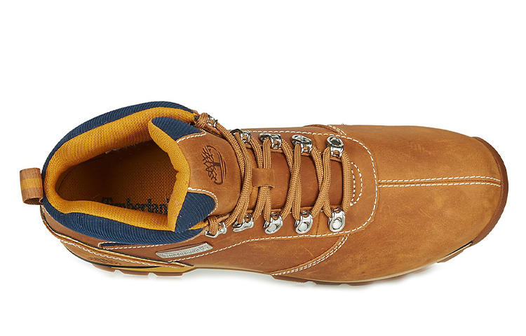 Lookbook Timberland添柏嵐 Splitrock 休閒短筒工作靴 黃色