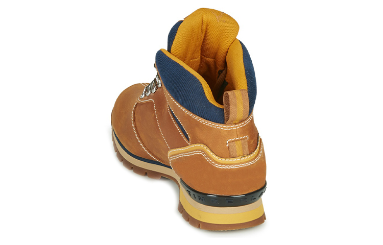 Shop Timberland添柏嵐 Splitrock 休閒短筒工作靴 黃色