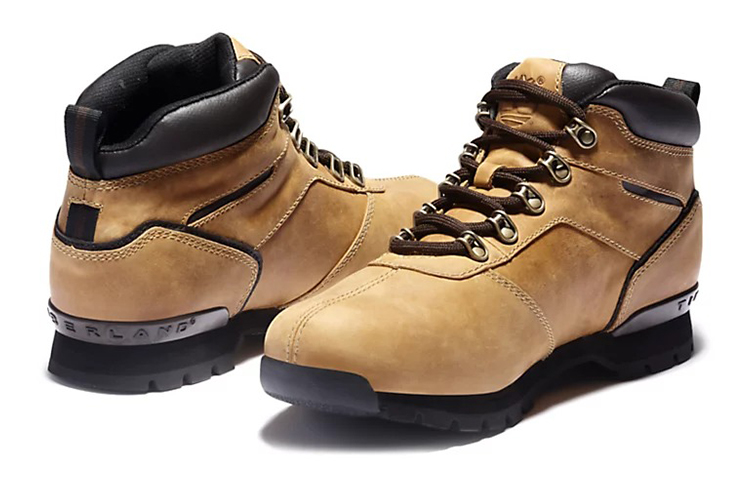 Shop Timberland Splitrock Nubuck Mid Hiker 'Wheat' Lelaran Perang Kuning A11VU231