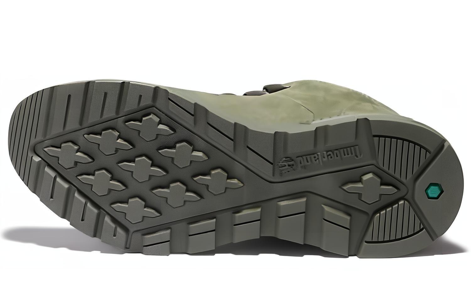 Shop 添柏岚 Sprint Trekker 耐磨減震 中幫戶外靴 綠