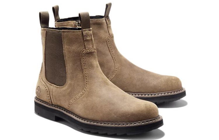 Order 添柏岚Quall Canyon切爾西靴 米色