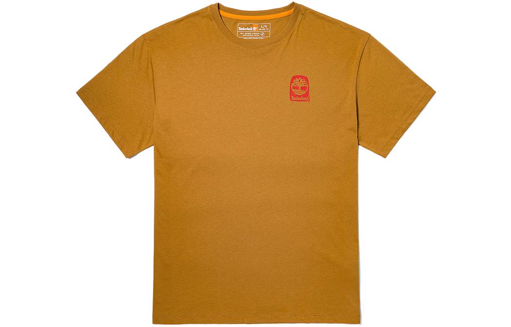 Timberland SS22  Wheat Graphic Print Crewneck T-Shirt Short Sleeve A6CKA-P47
