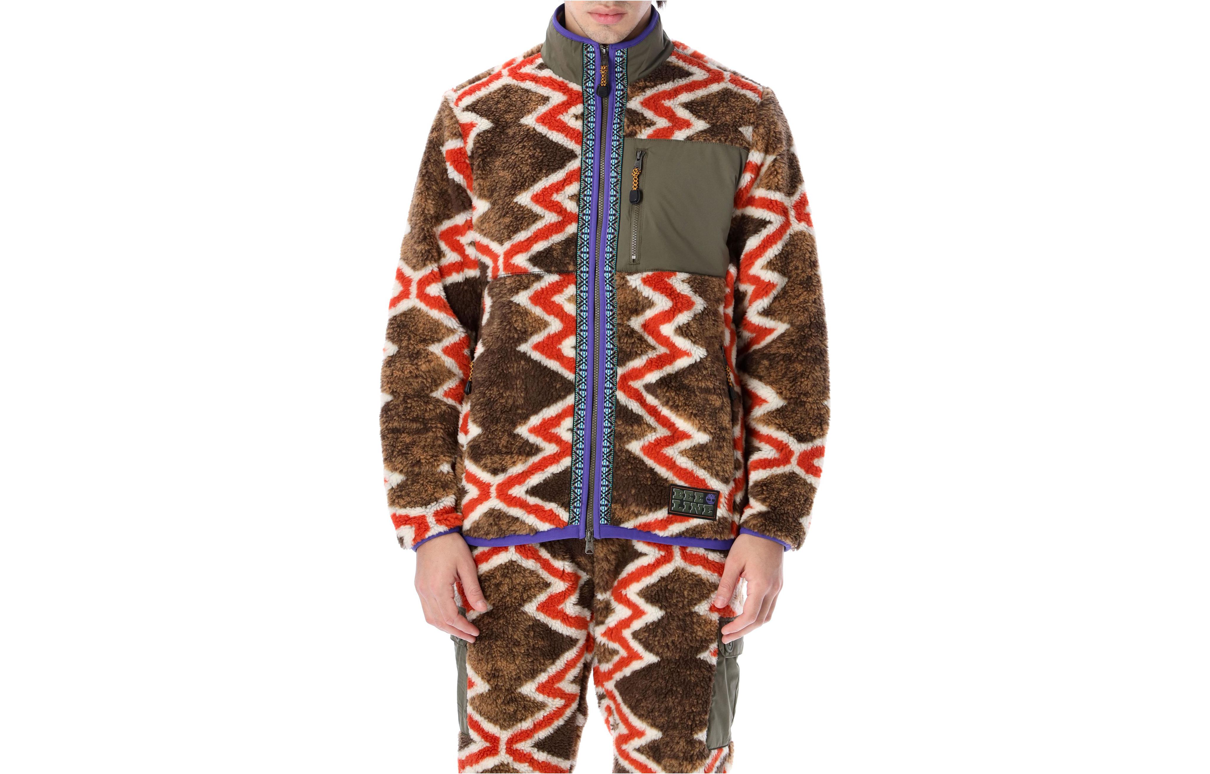 Timberland SS22 Striped Colorblock Full-Zip Jacket for Men TB0A5PBZJCU6