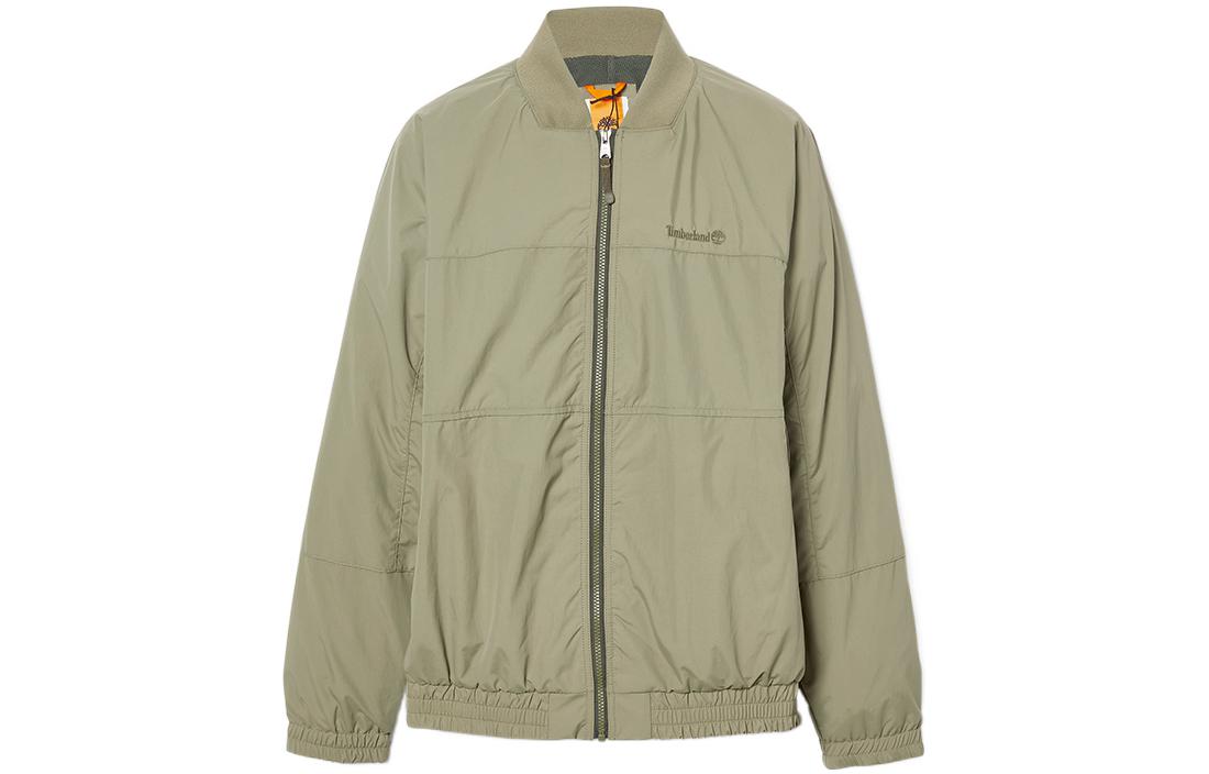 Timberland SS23 Lightweight Water-Resistant Logo Jacket - Cassel Green A6R87-590