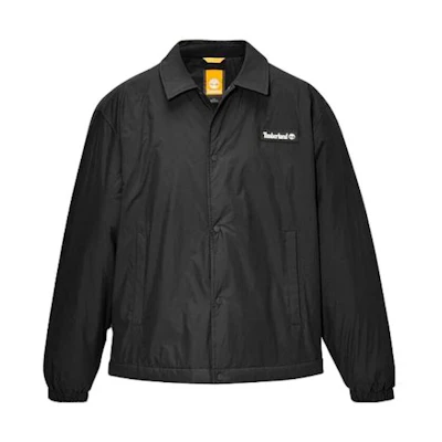 Timberland SS23 Solid Color Single-Breasted Jacket Unisex Black A5Z2D001