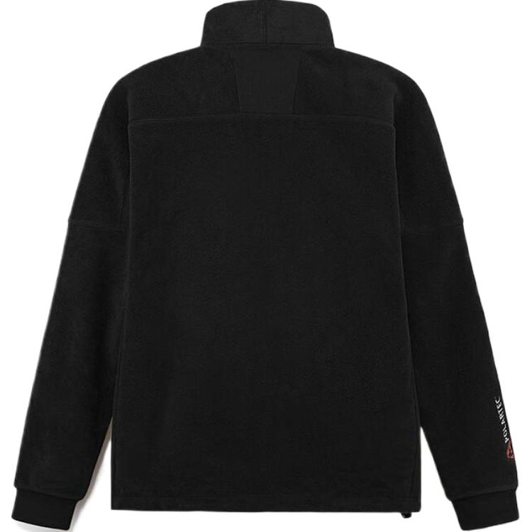 Lookbook 팀버랜드 SS24 블랙 스탠드 칼라 지퍼 재킷 롱슬리브 캐주얼 핏 A5M7X001