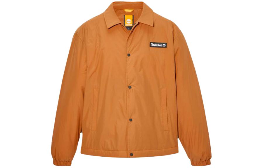 Timberland SS24 Yellow Logo Casual Collared Jacket TB0A5Z2DP-471