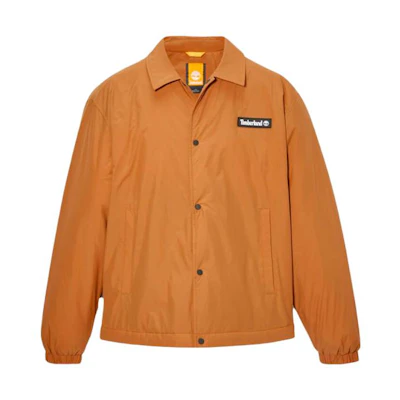 Timberland SS24 Yellow Logo Casual Collared Jacket TB0A5Z2DP-471