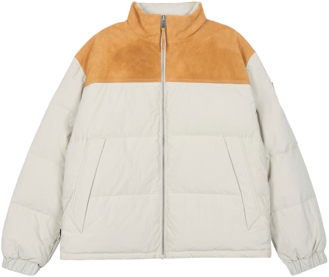 Timberland Stand Collar Oversized Down Jacket Unisex Warm Coat - Off-White A2AB5-CY2 Buy Timberland Stand Collar Oversized Down Jacket Unisex Warm Coat - Off-White A2AB5-CY2