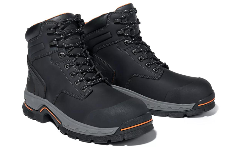 Lookbook Timberland Stockdale 'Tren Mode Sepatu Boot Kerja Mid-Top Hitam' 1064A001