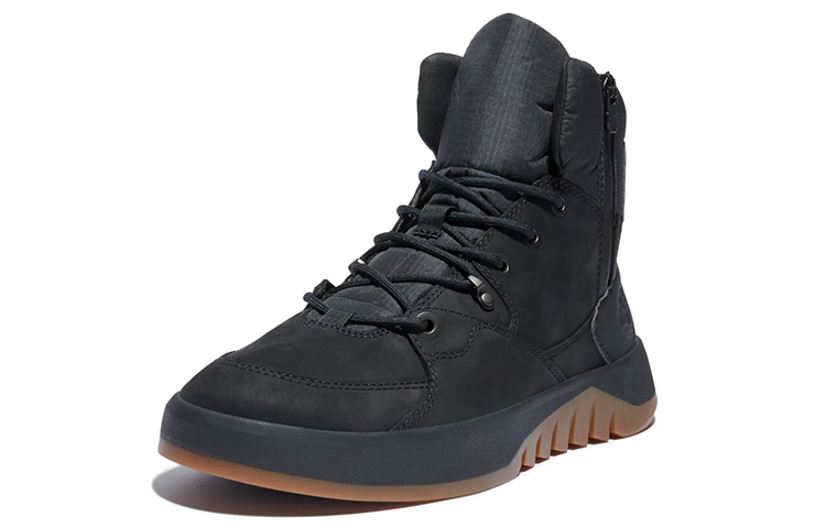 Lookbook Timberland Supaway Side Zip Boots 'Black Nubuck' A2KQW001