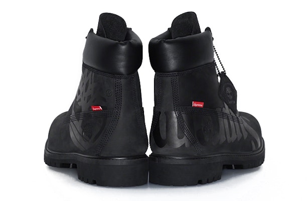 Timberland Supreme 联名经典黑色6英寸靴子 TB0A2MSQ Shop Timberland Supreme 联名经典黑色6英寸靴子 TB0A2MSQ