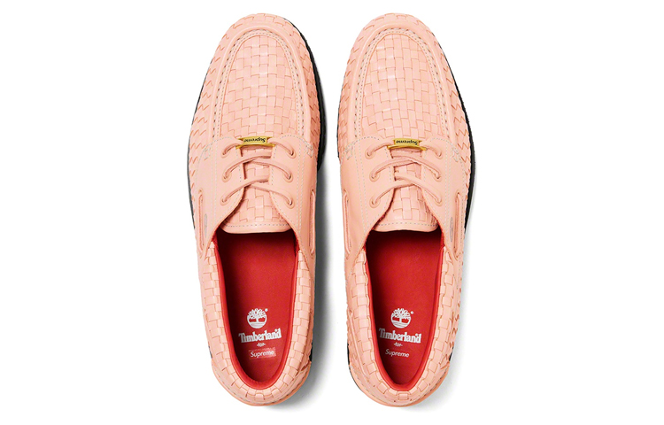 Timberland Supreme Woven 3-Eye Lug Shoe 'Pink Leather' 圖 5