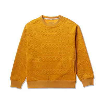 Timberland Tokyo Design Collective Solid Outdoor Knit Sweatshirt Wheat Unisex TB0A6FW37631