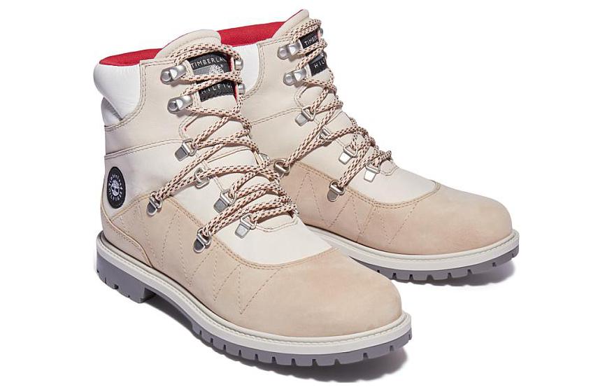 Lookbook Bota Outdoor Beige Timberland Tommy Hilfiger x Progressive 110 Ek+ Hiker Mid A5TBH