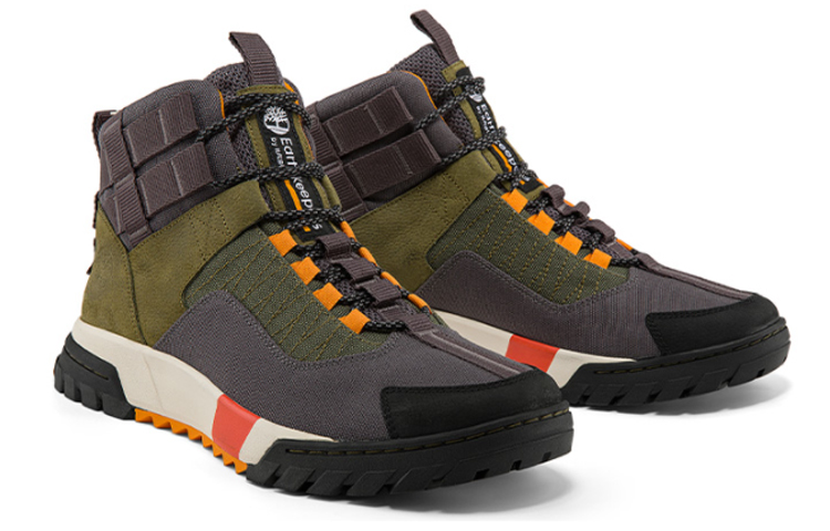 Lookbook 팀버랜드 EK+ 트레일 스니커부츠 '다크 그레이/그린' A2HMT