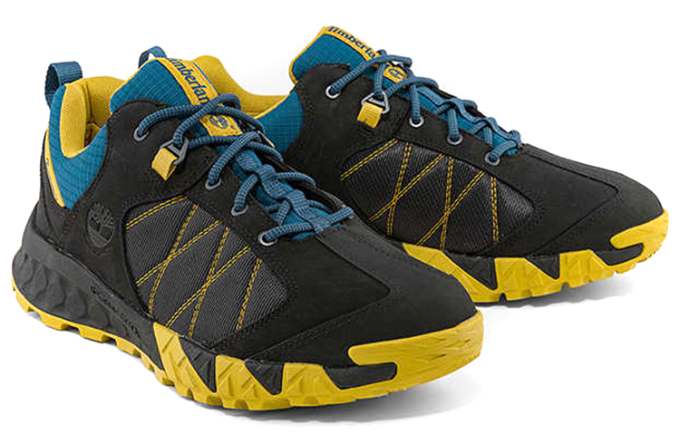 Lookbook Timberland Trailquest Waterproof Mid Boots 'Black and Yellow' A2PBYM