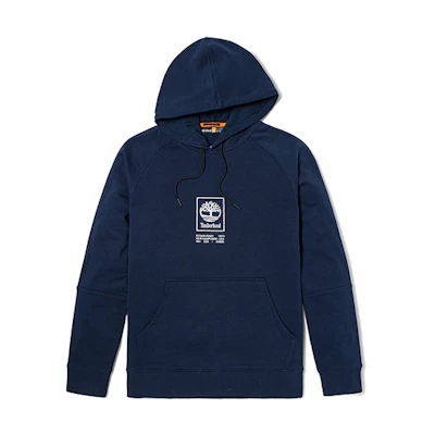 Timberland Tree Embroidered Pullover Hoodie Deep Sapphire Blue A2D3U-433