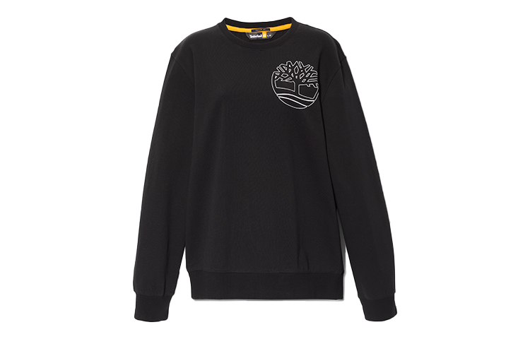 Timberland Tree Logo Crewneck Sweatshirt Unisex Black A5Z3W-001