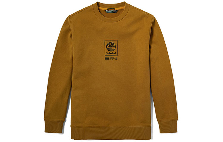 Timberland Tree Logo Crewneck Sweatshirt Wheat - A25SV-P47