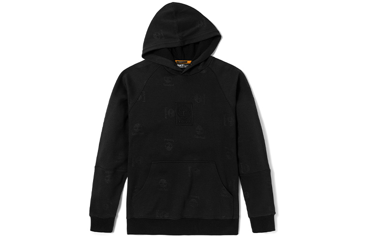 Timberland Tree Logo Embroidered Hoodie Black A23Z3-001