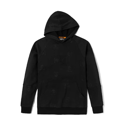 Timberland Tree Logo Embroidered Hoodie Black A23Z3-001
