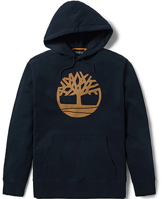 Timberland Tree Logo Fleece Pullover Hoodie Black A2BJH-P56 Buy Timberland Tree Logo Fleece Pullover Hoodie Black A2BJH-P56
