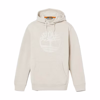 Timberland Tree Logo Hoodie Pullover Grey Brown A2BJH-CY2