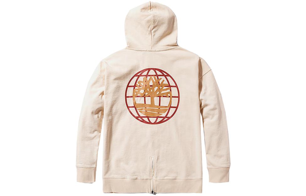 Timberland Tree Logo Hoodie Pullover Unisex Smoke White A6UM2-V04