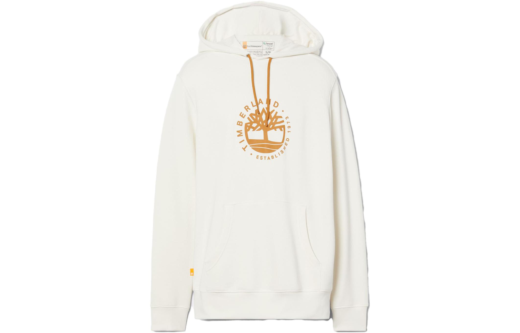 Timberland Tree Logo Hoodie Retro White Unisex A65UN-CM9