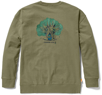 Timberland 樹印Logo寬鬆版長袖上衣 綠色 男女款 A6BDT-590 Buy Timberland 樹印Logo寬鬆版長袖上衣 綠色 男女款 A6BDT-590