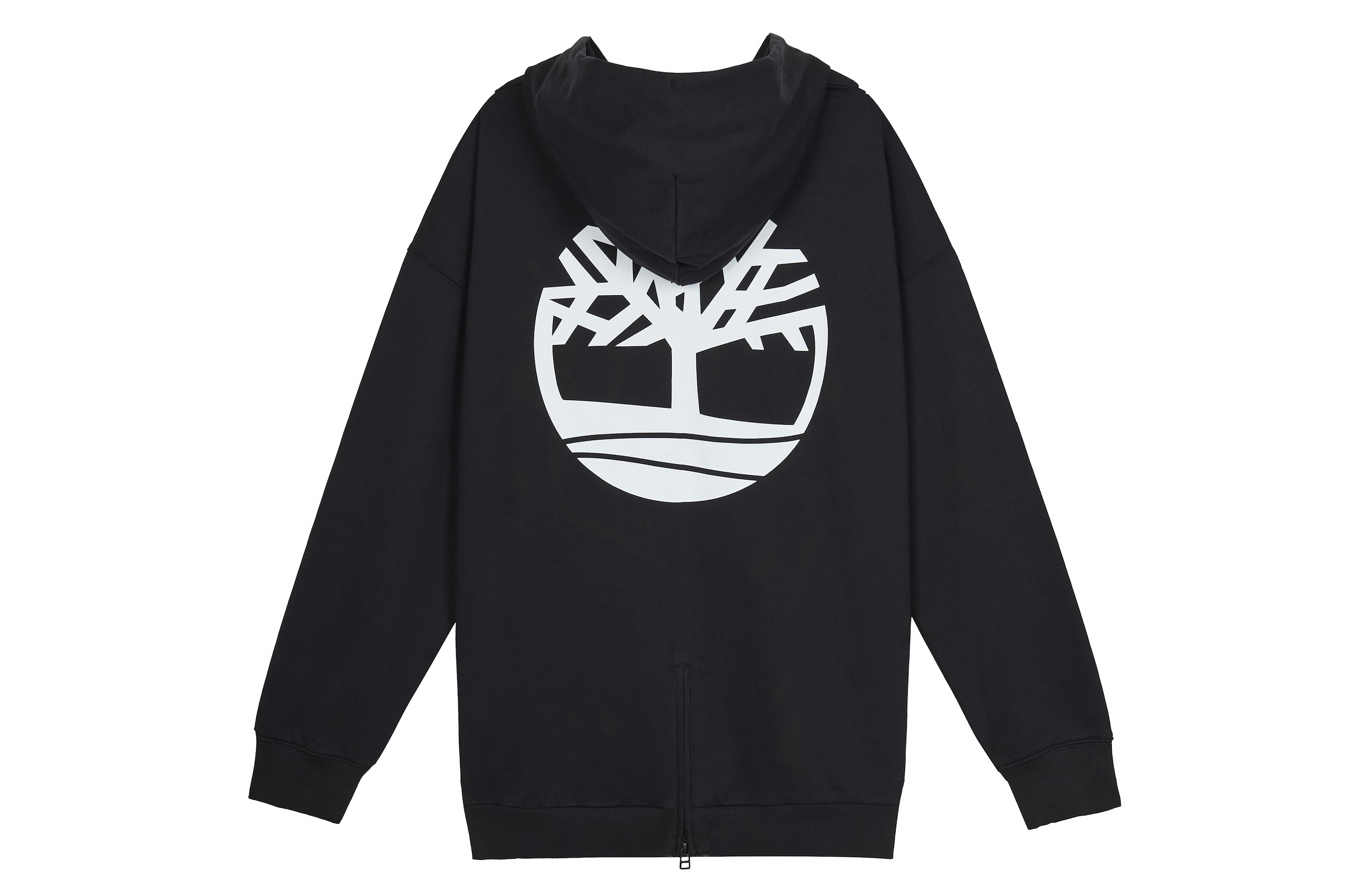 Timberland Tree Logo Printed Hoodie Black Pullover A5PVA-001