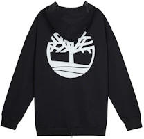 Timberland Tree Logo Printed Hoodie Black Pullover A5PVA-001 Timberland Tree Logo Printed Hoodie Black Pullover A5PVA-001
