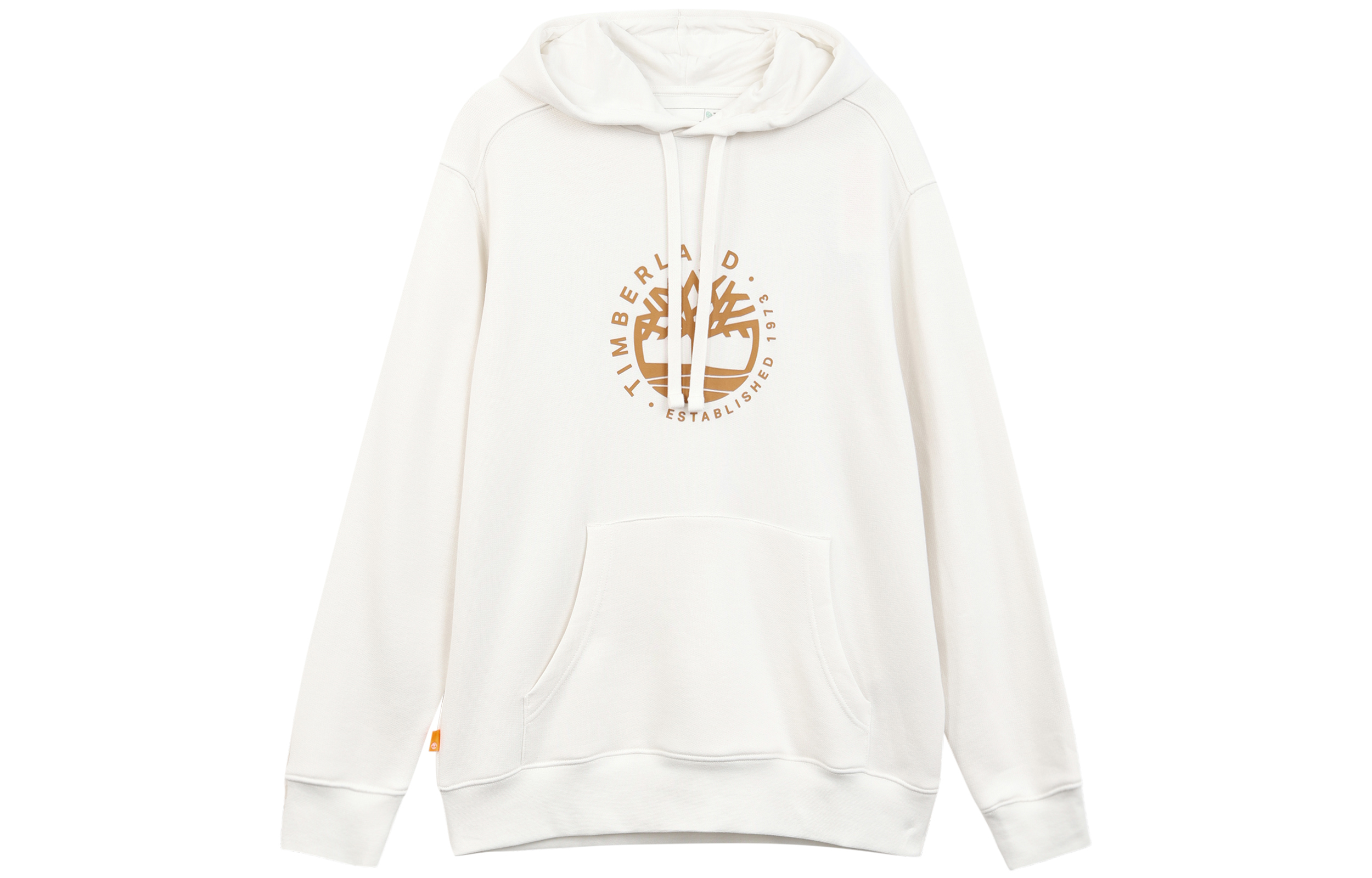 Timberland Tree Logo Printed Hoodie White Pullover for Men A6QTS-CM9