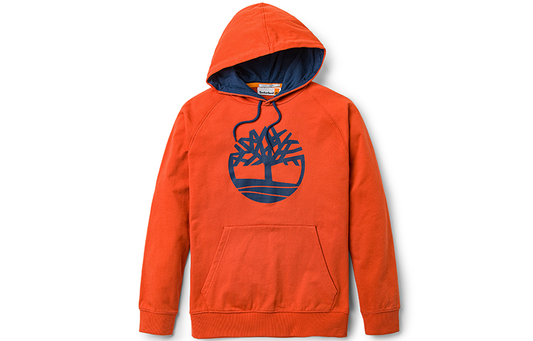 Timberland Tree Logo Pullover Hoodie Men’s Cinder Brown A2577-CL7