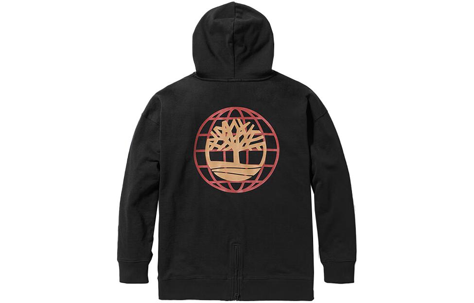 Timberland Tree Logo Pullover Hoodie Unisex Black A6UM2-001
