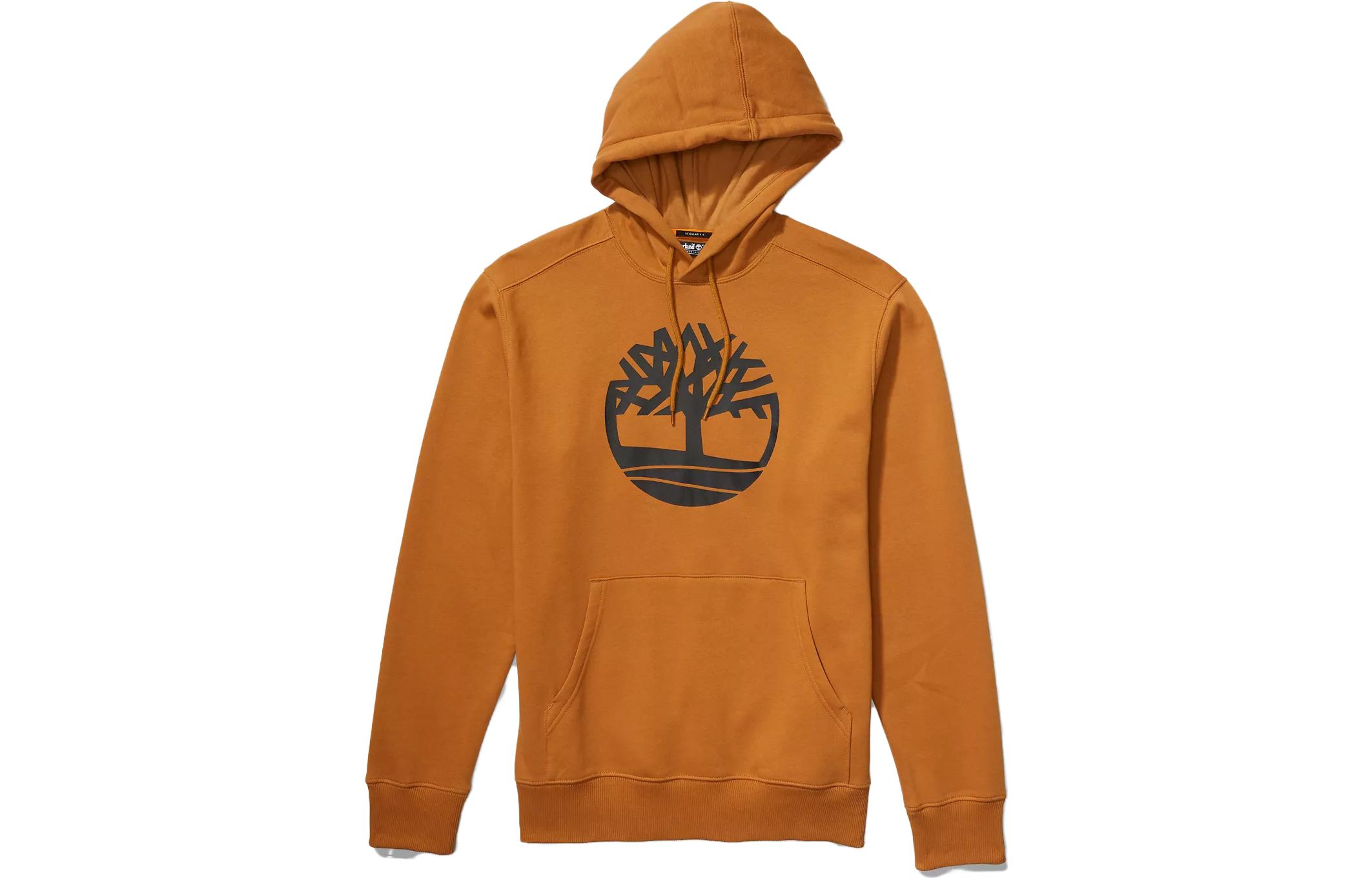 Timberland Tree Logo Pullover Hoodie Wheat Color for Men A2BJH-210