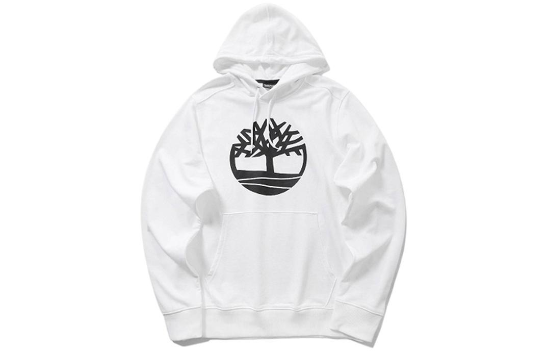 Timberland Tree Logo Pullover Hoodie White/Black - A1Y2U-P54
