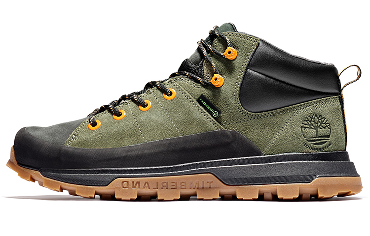 Timberland Treeline Mid Waterproof Hiking 'Black Green' A25KVA58